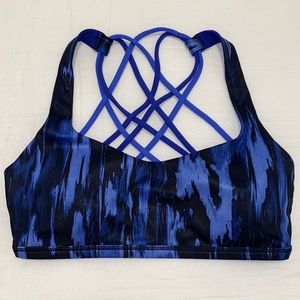 Lululemon blue sports bra